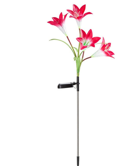 Solar Lily Flower Lights LED Solar Garden Light Lawn Light