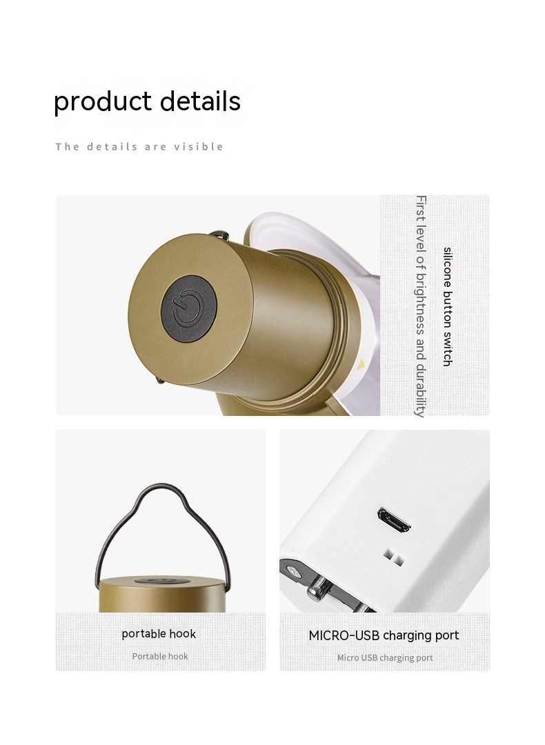Outdoor Camping Tent Hanging Lamp Charging Lamp