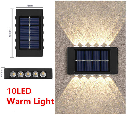 Solar Outdoor Garden Light Up And Down Glowing Atmosphere