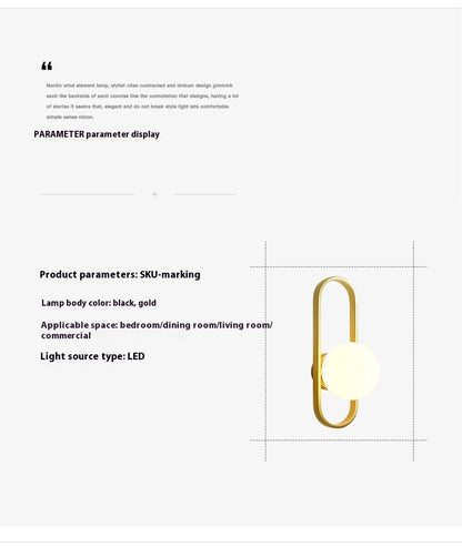 Minimalist Wall Lamp Bedside Lamp Minimalist Wall Light