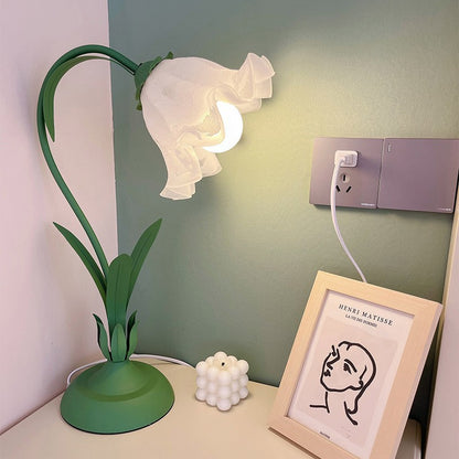 Bedside Flower Minimalist Creative Lily Of The Valley Flower Desk Lamp