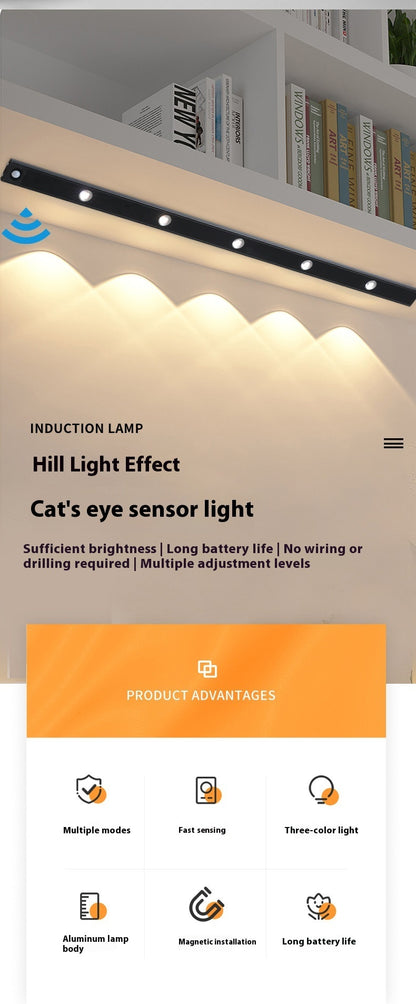 Smart Cat's Eye Infrared Sensor Lamp Wine Cabinet