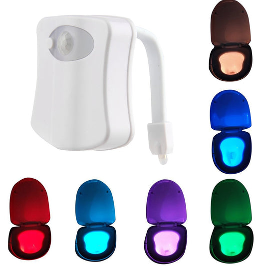 The new 8 color toilet lamp hanging selling LED Nightlight