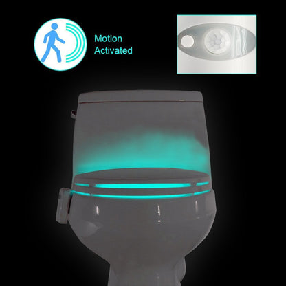 The new 8 color toilet lamp hanging selling LED Nightlight