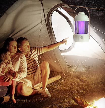 Outdoor Charging Of Household Mosquito Catching Lamps