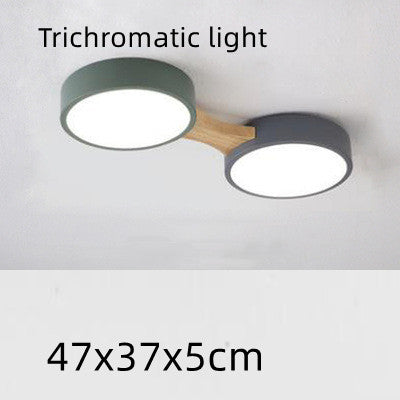 Simple Living Room Bedroom Nordic Led Ceiling Lamp