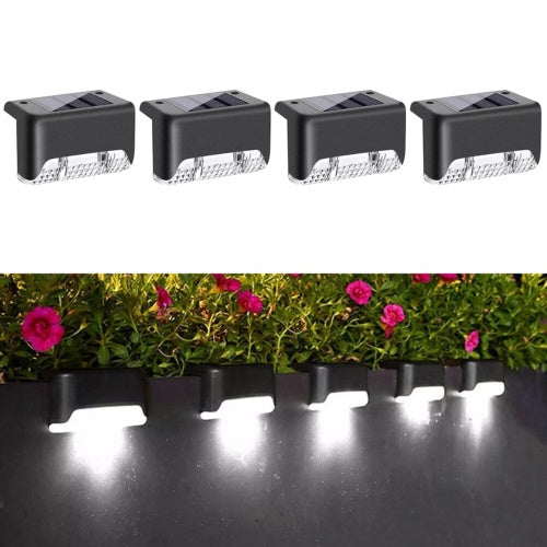 New Solar Deck Lights Outdoor Waterproof LED Steps Lamps For Stairs Fence NEW