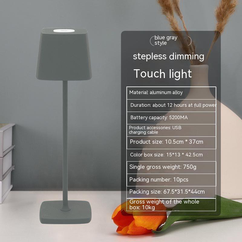 USB Rechargeable Desk Lamp Bedroom Touch Led Atmosphere Small Night Lamp