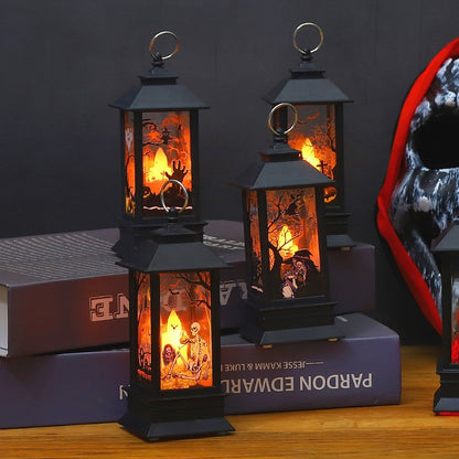 Small Wind Lantern Candle Lamp Flame Lamp Fireplace Lamp