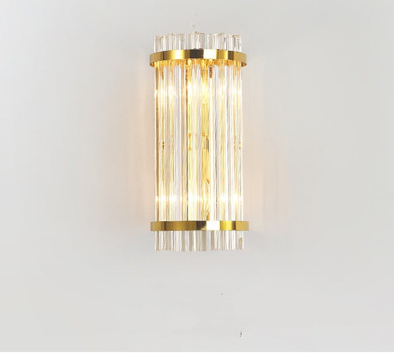 Modern Living Room Light Luxury Crystal Creative Wall Lamp