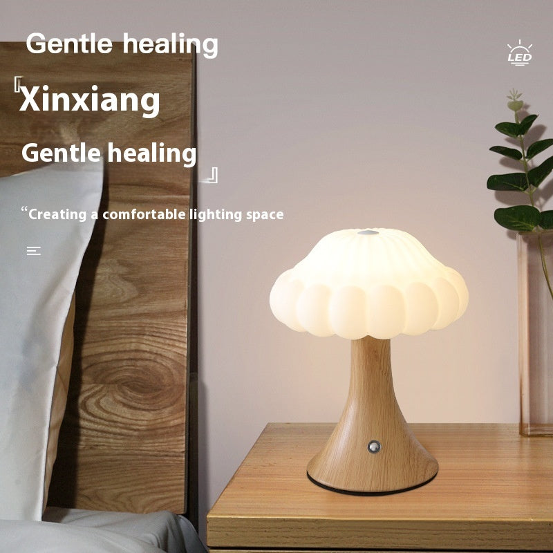 Mushroom Lamp Bar Cafe Decoration Charging Touch Small Night Lamp