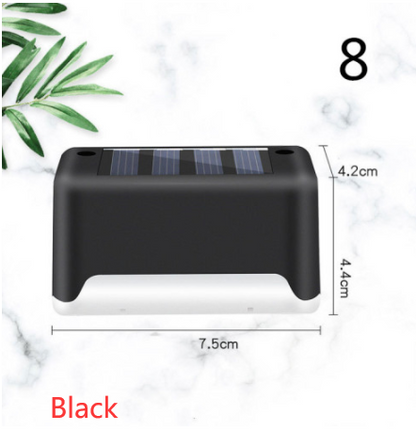 New Upgrade Waterproof LED Solar Fence Lamp Solar Deck Lights