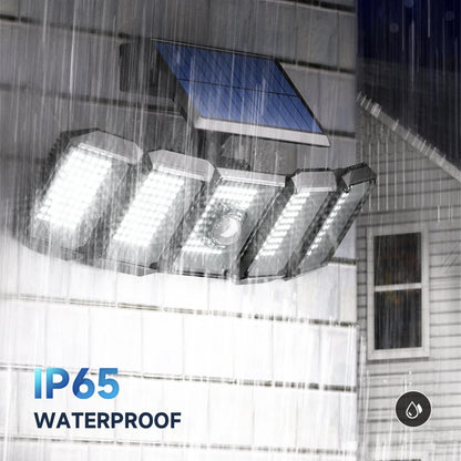 Split Waterproof Solar Outdoor Street Light 5 Side Adjustable 7000K 300 L