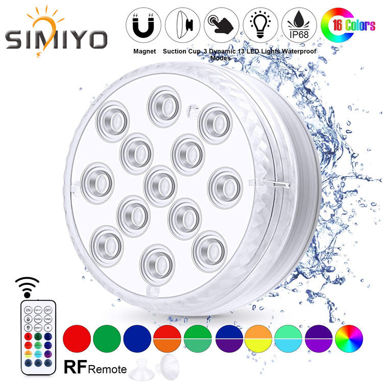 Led Beads Submersible Light Waterproof Underwater Lamp