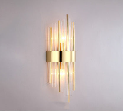 Modern Living Room Light Luxury Crystal Creative Wall Lamp