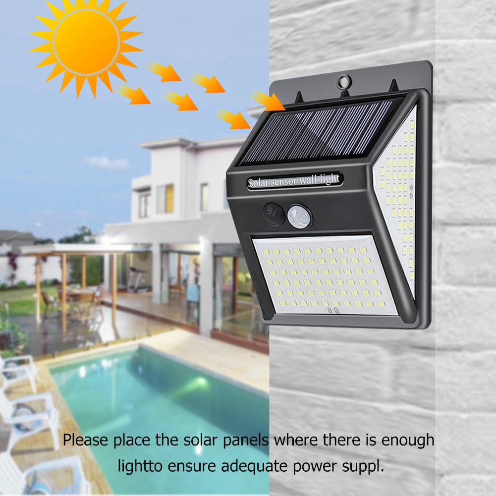 Outdoor Solar Lamp With Motion Sensor Solar Powered Sunlight