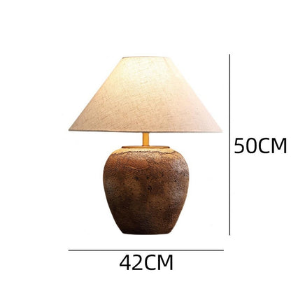 Ceramic Table Lamp Silent Style Large Modern Ornament