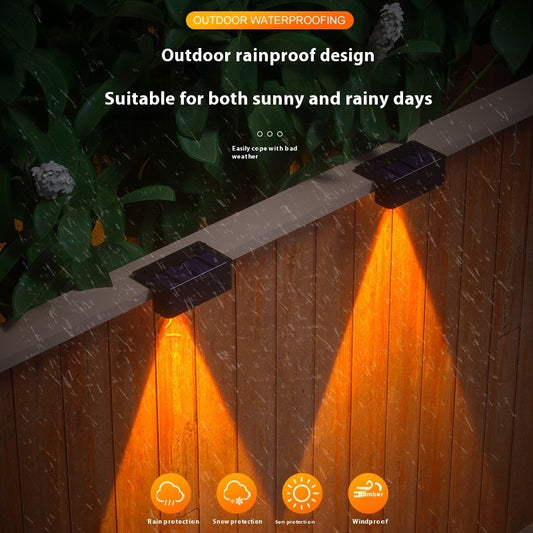 LED Aisle Fence Light Solar Energy Wall Lamp