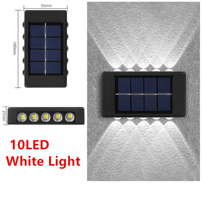 Solar Outdoor Garden Light Up And Down Glowing Atmosphere