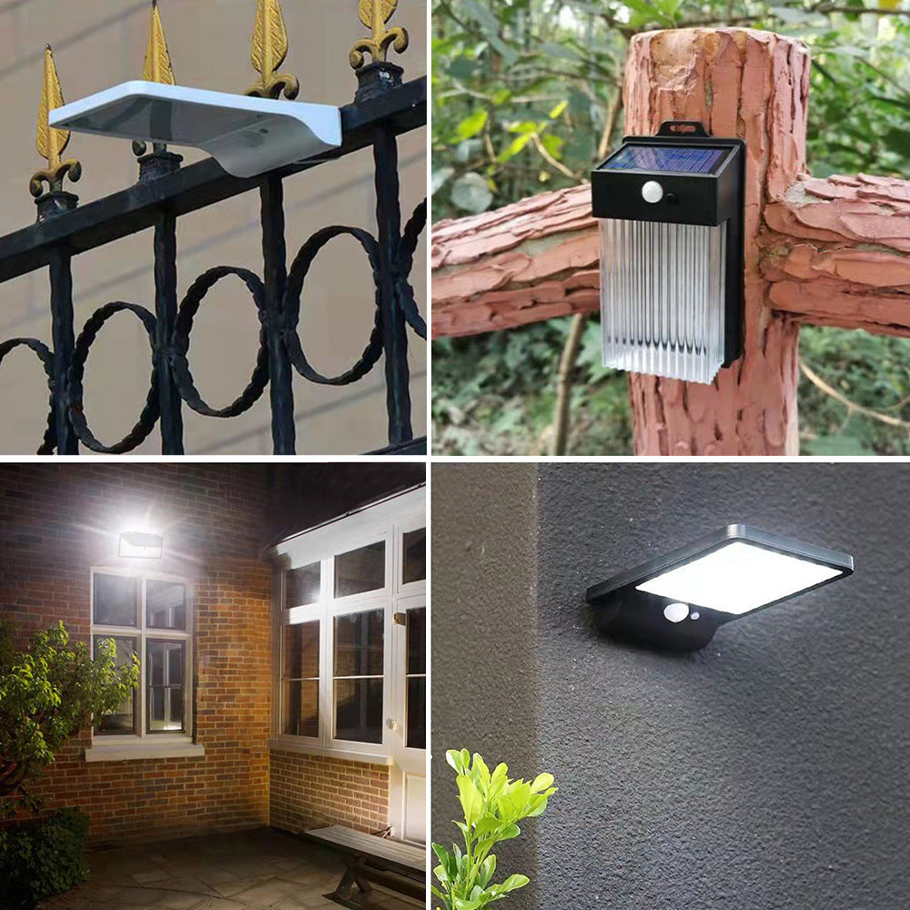 Outdoor Solar Courtyard Human Body Induction Wall Lamp