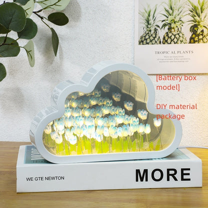 Tulip Night Lamp DIY Material Cloud Tulips Night Lamp Decorative