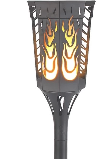 Anti-True Flame Solar Torch Light 96Led