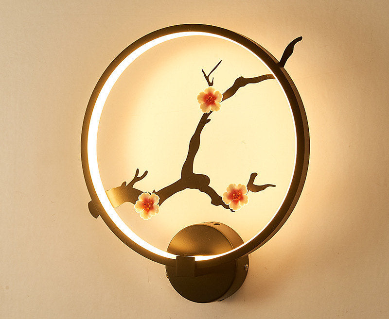 Simple Chinese Style Mural LED Wall Lamp