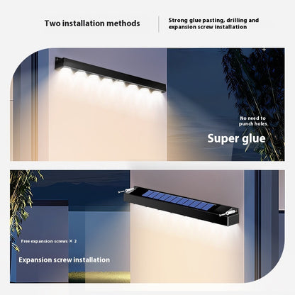 New Outdoor Solar Signboard Embedded Strip Light