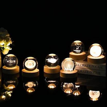 Luminous Crystal Ball Projection Ambience Light