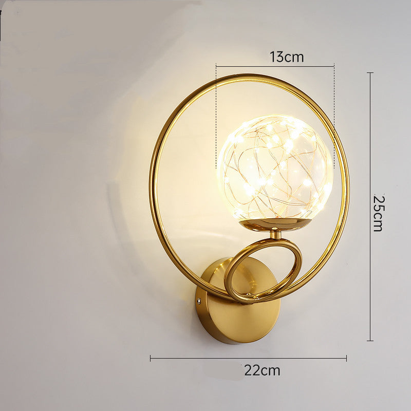 Light Luxury Crystal Transparent Creative Bedside Lamps