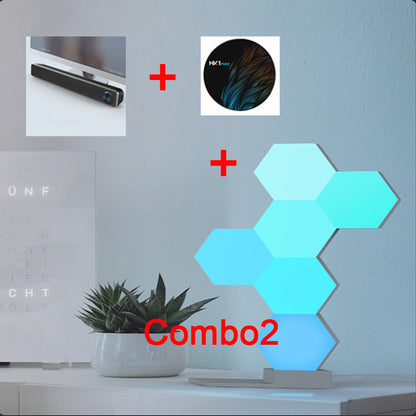 Smart Home Quantum Lamp APP Voice Control 1600W Hue Light Tone Shake