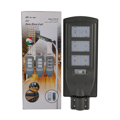 Integrated solar street light garden light