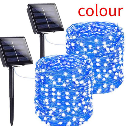 Outdoor Rain-proof Solar Copper Wire Lamp