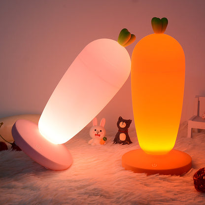 Small Night Lamp Creative Cartoon Carrot Desk Lamp