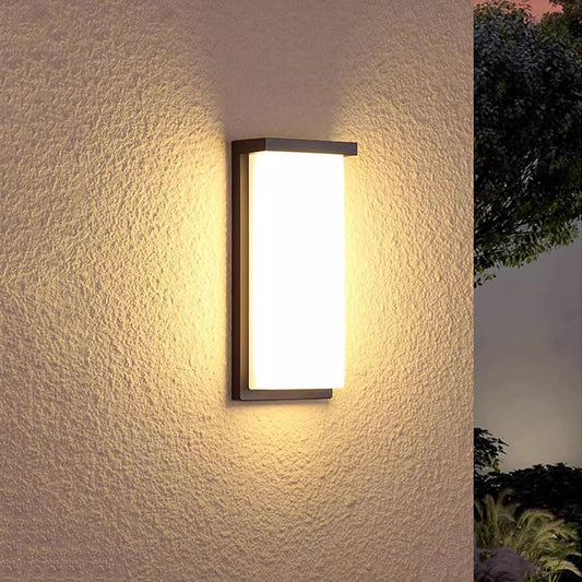 Outdoor Square Waterproof Balcony Aisle Led Wall Lamp