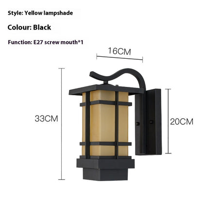 Pinye Solar Wall Lamp Outdoor Waterproof Garden Aisle