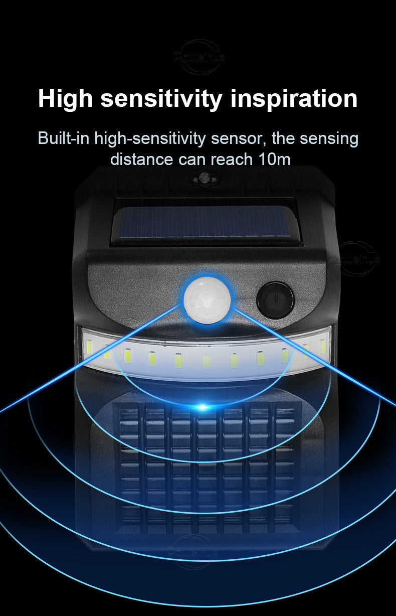 New Solar Wall Lamp Upgrades Mosquito Repellent Function