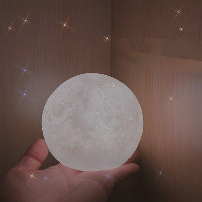 3D Print Rechargeable Moon Lamp LED Night Light