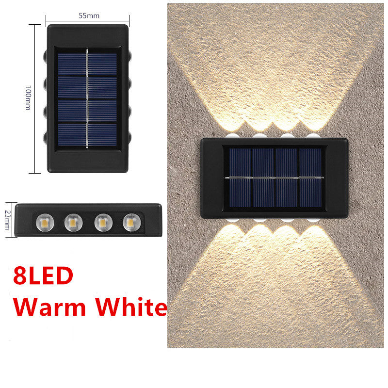 Solar Outdoor Garden Light Up And Down Glowing Atmosphere