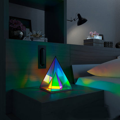 Pyramid Table Lamp Creative Night Light