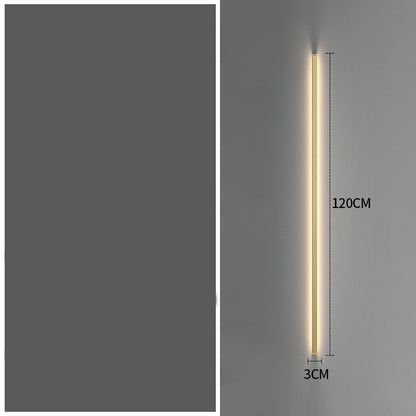 Simple Modern Minimalist Long Strip Living Room Grille Wall Lamp