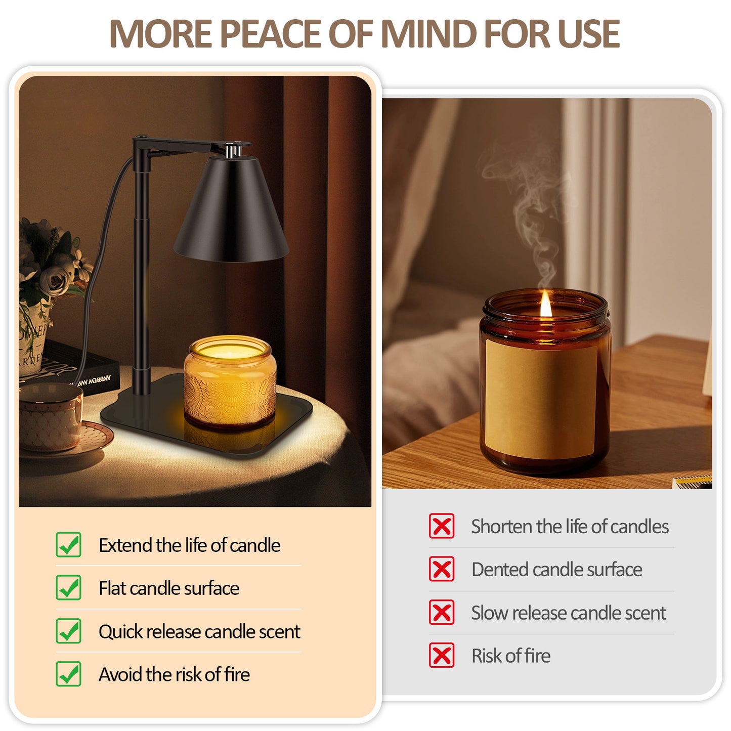 Candle Warmer Lamp With Timer Electric Candle Warmer