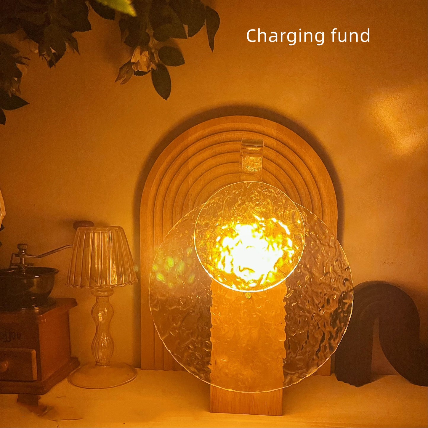 Ins Rotating Light Shadow Atmosphere Lamp Water Ripple Sunset Lamp