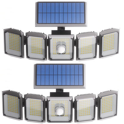 Split Waterproof Solar Outdoor Street Light 5 Side Adjustable 7000K 300 L