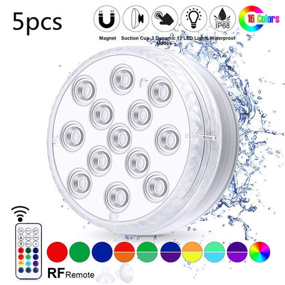 Led Beads Submersible Light Waterproof Underwater Lamp