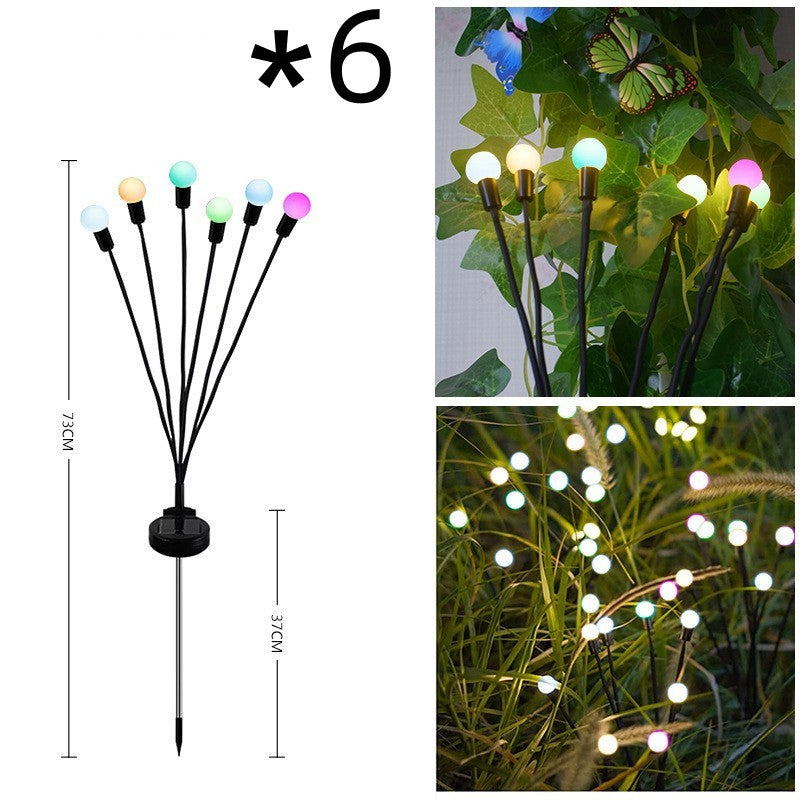 LED Pneumatic Firefly Ground Plug-in Lamp