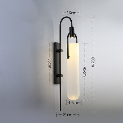 Simple Modern Creative Living Room Glass Wall Lamp