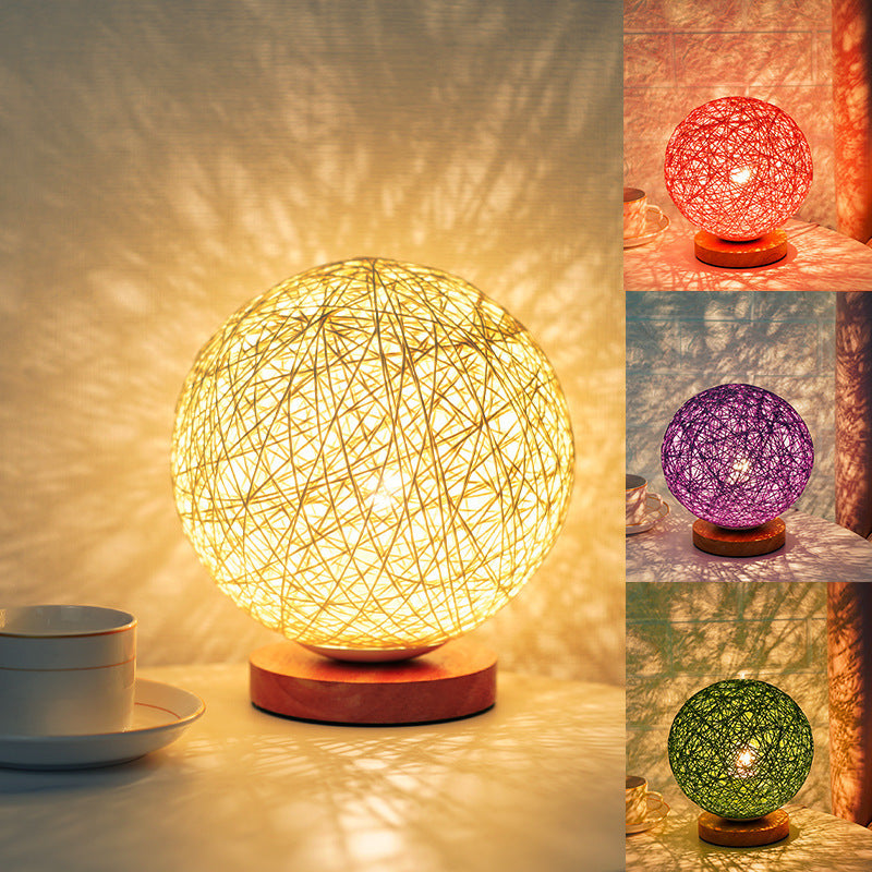 Sepak Takraw LED Night Light Creative Starry Sky Bedside