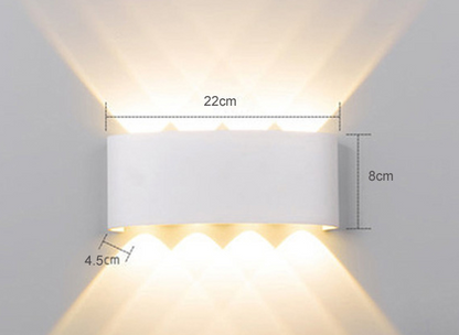 Led Wall Lamp Bedroom Bedside Lamp Garden Decoration Outdoor Spotlight