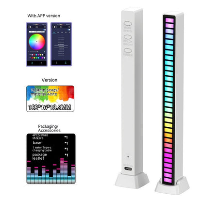 Led Sound Control Light Bar RGB Ambient Rhythm Lamp